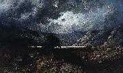 Gustave Dore Loch Lomond oil painting